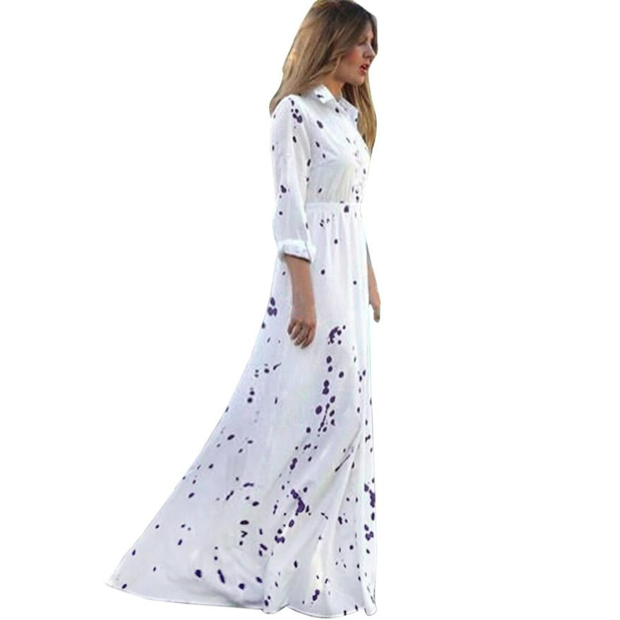 Women Dress Long Elegant Lady Summer