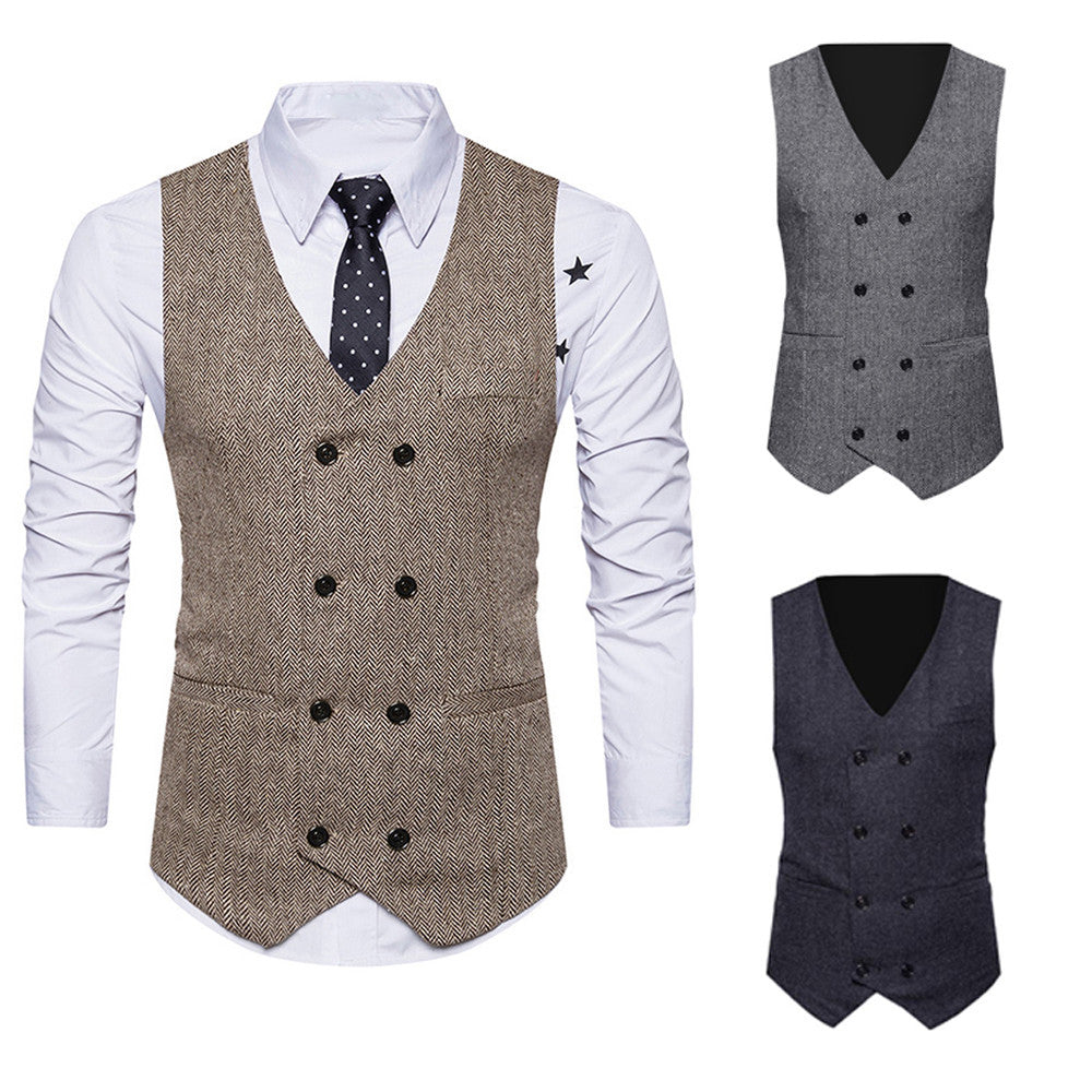 Men Formal Tweed Check